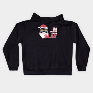 Santa Slayyyyyyy Kids Hoodie